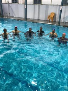 swimming